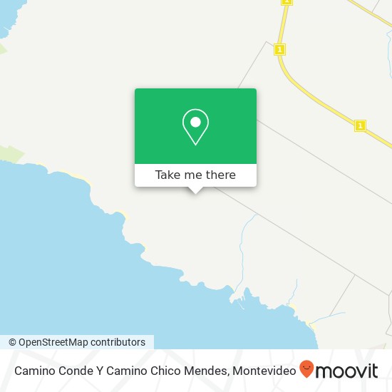 Mapa de Camino Conde Y Camino Chico Mendes