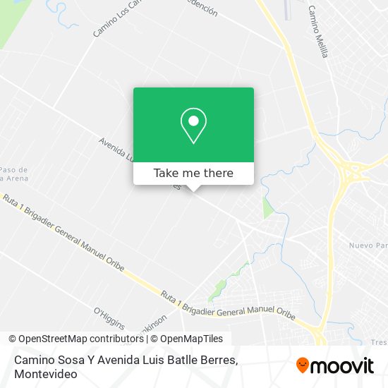 Camino Sosa Y Avenida Luis Batlle Berres map