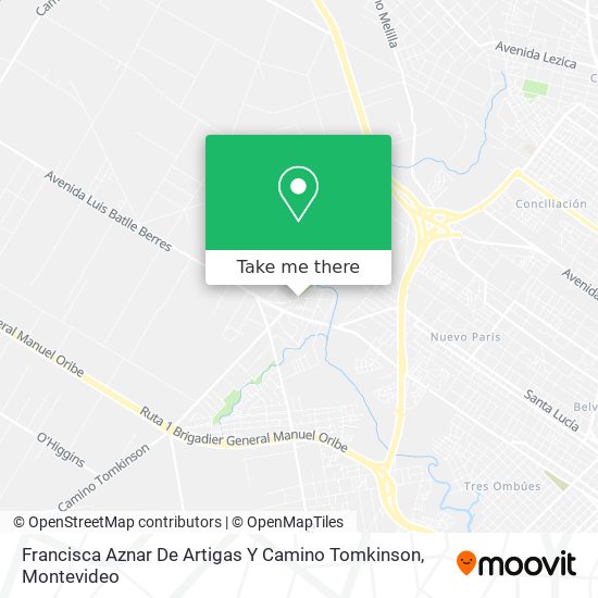 Francisca Aznar De Artigas Y Camino Tomkinson map