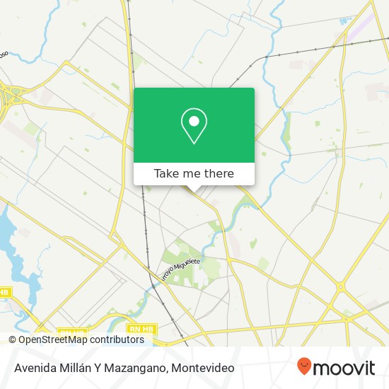 Mapa de Avenida Millán Y Mazangano