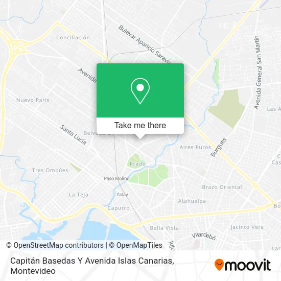 Capitán Basedas Y Avenida Islas Canarias map