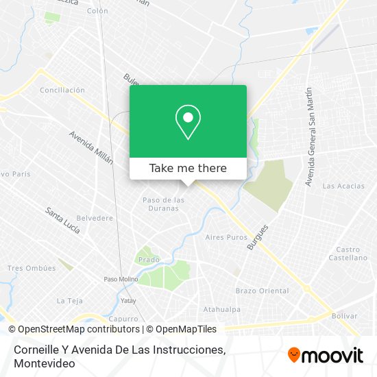 Corneille Y Avenida De Las Instrucciones map