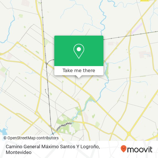 Camino General Máximo Santos Y Logroño map
