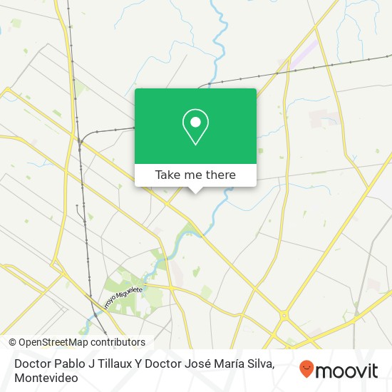 Doctor Pablo J Tillaux Y Doctor José María Silva map