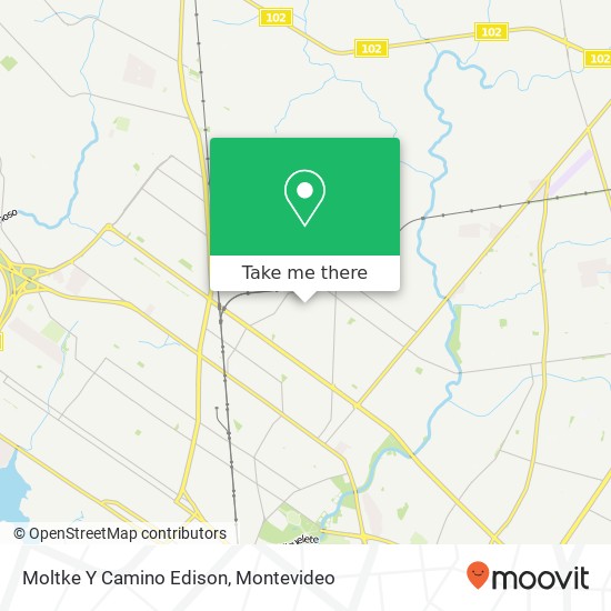 Moltke Y Camino Edison map
