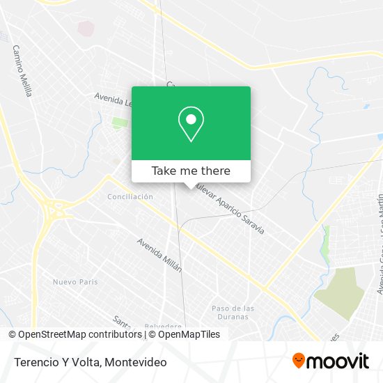 Terencio Y Volta map