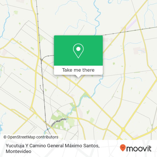 Yucutuja Y Camino General Máximo Santos map