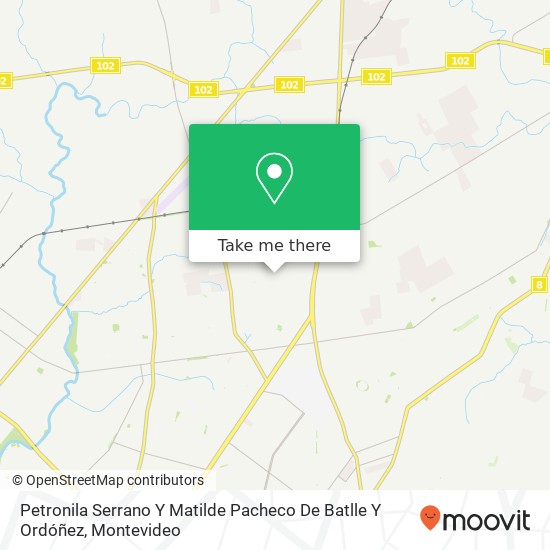 Petronila Serrano Y Matilde Pacheco De Batlle Y Ordóñez map