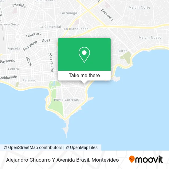 Alejandro Chucarro Y Avenida Brasil map