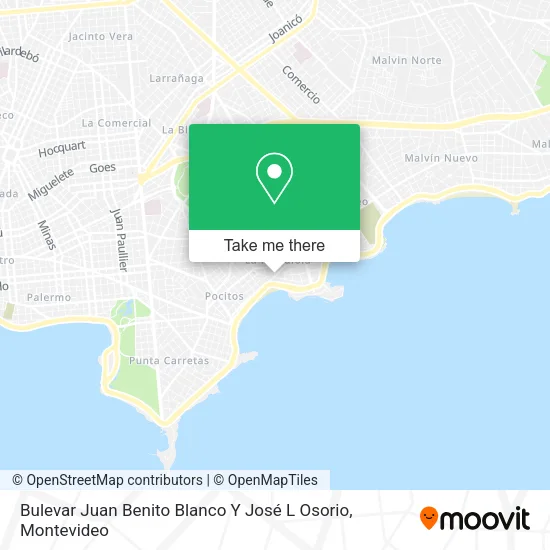Mapa de Bulevar Juan Benito Blanco Y José L Osorio