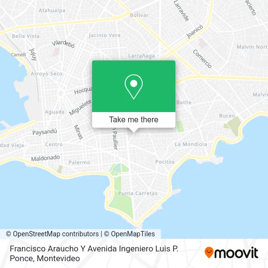 Francisco Araucho Y Avenida Ingeniero Luis P. Ponce map
