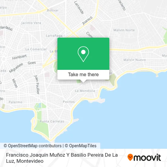 Francisco Joaquín Muñoz Y Basilio Pereira De La Luz map