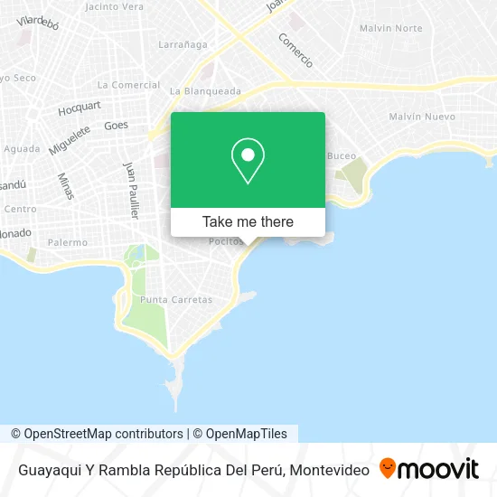 Mapa de Guayaqui Y Rambla República Del Perú