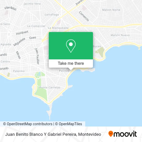 Mapa de Juan Benito Blanco Y Gabriel Pereira