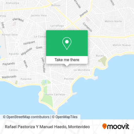 Mapa de Rafael Pastoriza Y Manuel Haedo