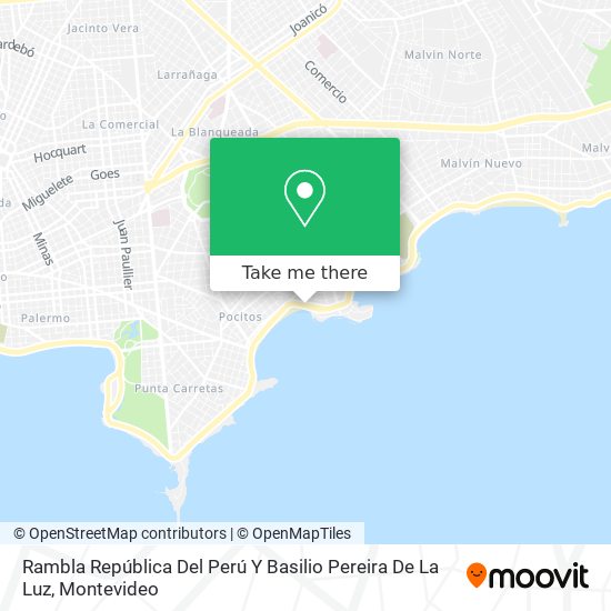 Rambla República Del Perú Y Basilio Pereira De La Luz map