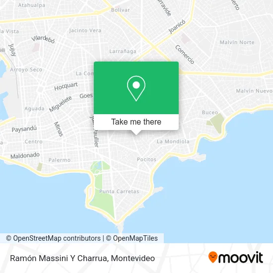 Mapa de Ramón Massini Y Charrua