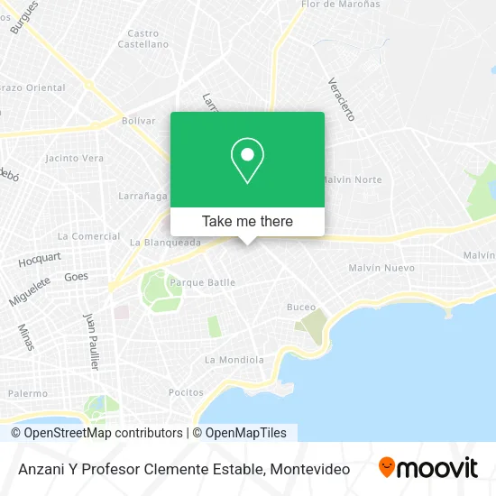 Anzani Y Profesor Clemente Estable map