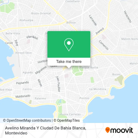 Mapa de Avelino Miranda Y Ciudad De Bahía Blanca