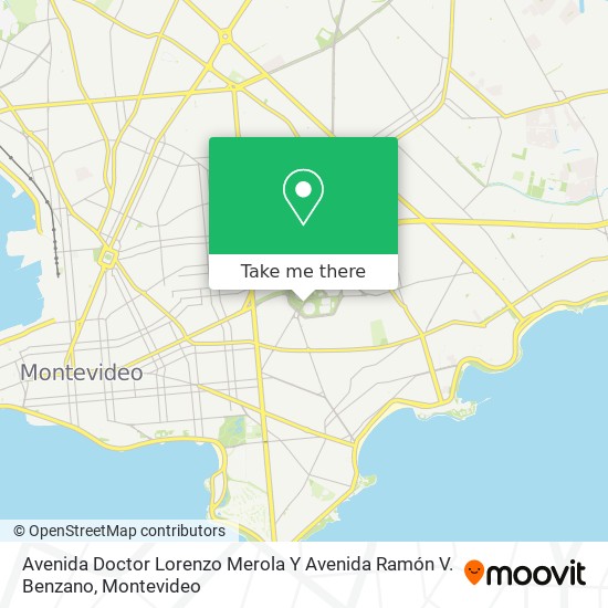 Avenida Doctor Lorenzo Merola Y Avenida Ramón V. Benzano map