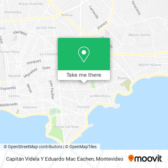 Capitán Videla Y Eduardo Mac Eachen map