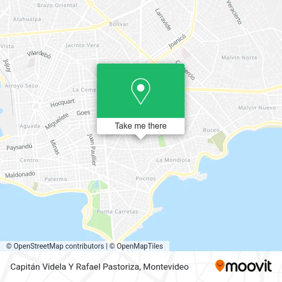 Mapa de Capitán Videla Y Rafael Pastoriza