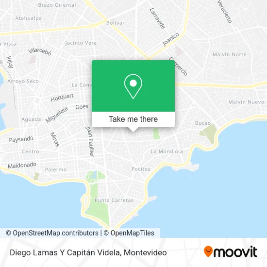 Mapa de Diego Lamas Y Capitán Videla