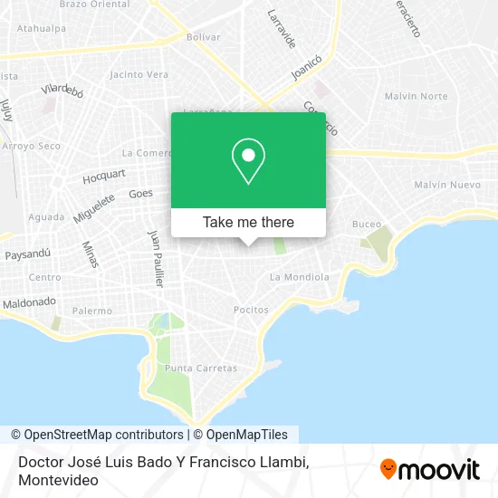 Mapa de Doctor José Luis Bado Y Francisco Llambi