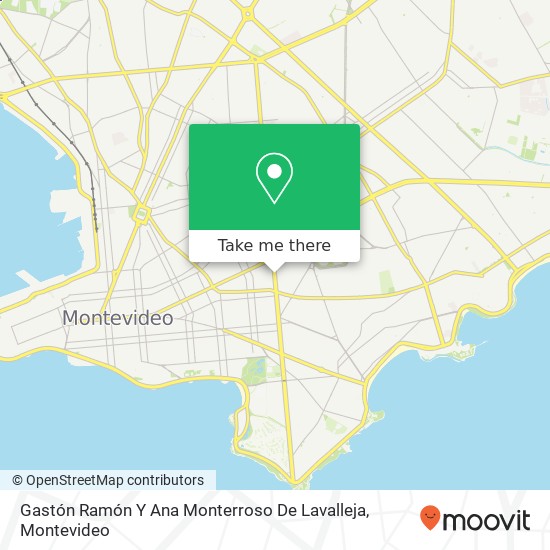 Gastón Ramón Y Ana Monterroso De Lavalleja map