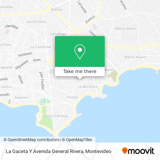 La Gaceta Y Avenida General Rivera map