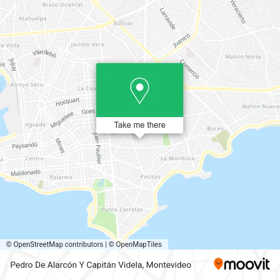 Mapa de Pedro De Alarcón Y Capitán Videla