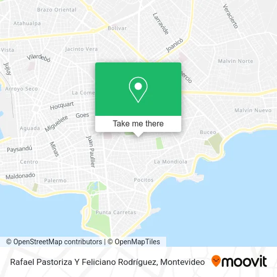 Mapa de Rafael Pastoriza Y Feliciano Rodríguez