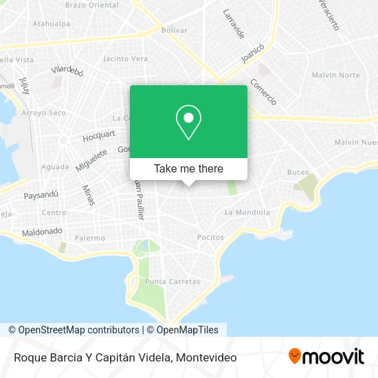 Roque Barcia Y Capitán Videla map