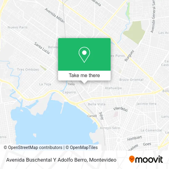 Mapa de Avenida Buschental Y Adolfo Berro