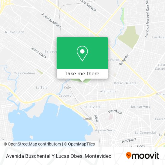 Avenida Buschental Y Lucas Obes map