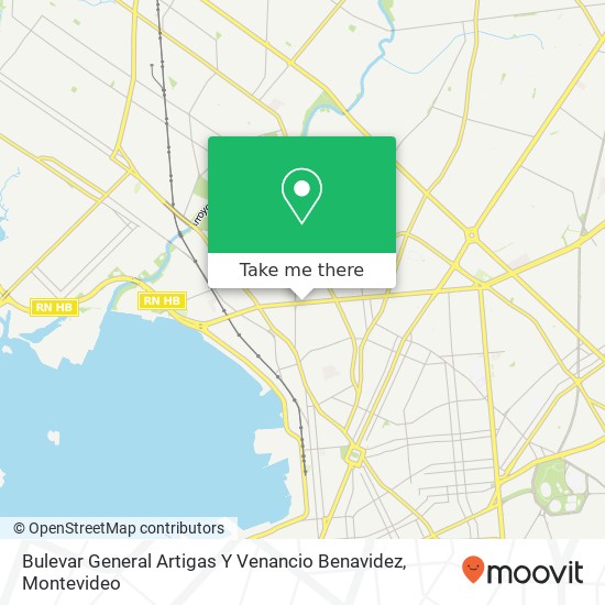 Bulevar General Artigas Y Venancio Benavidez map