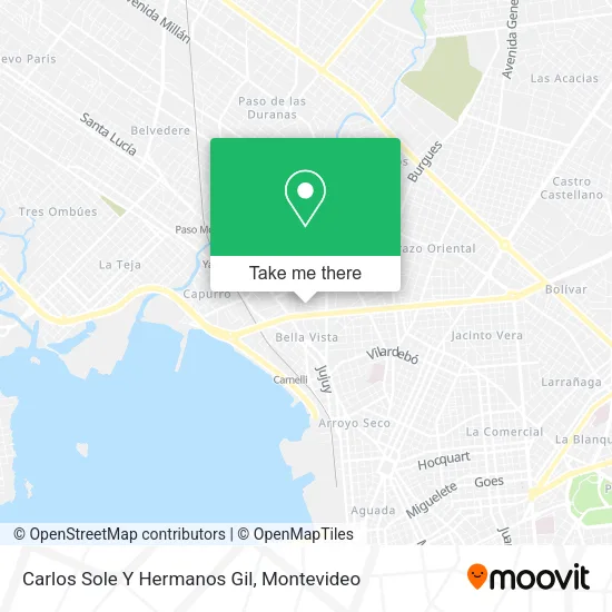 Mapa de Carlos Sole Y Hermanos Gil