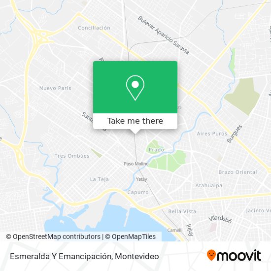 Esmeralda Y Emancipación map