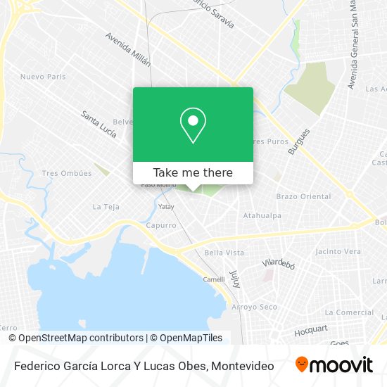 Mapa de Federico García Lorca Y Lucas Obes