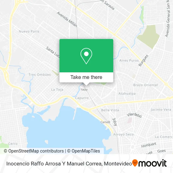 Mapa de Inocencio Raffo Arrosa Y Manuel Correa