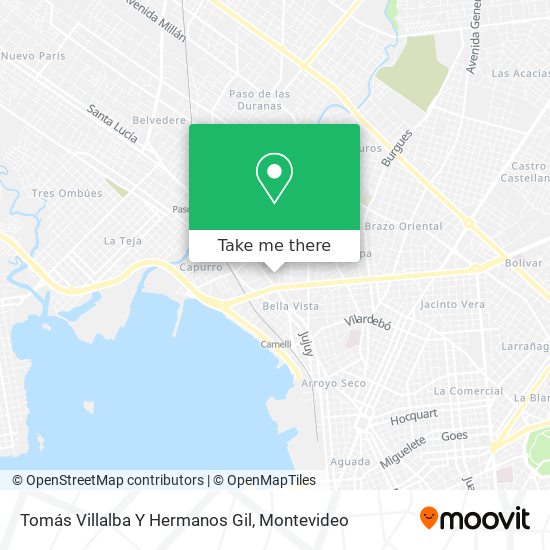 Tomás Villalba Y Hermanos Gil map