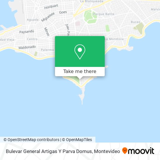 Bulevar General Artigas Y Parva Domus map
