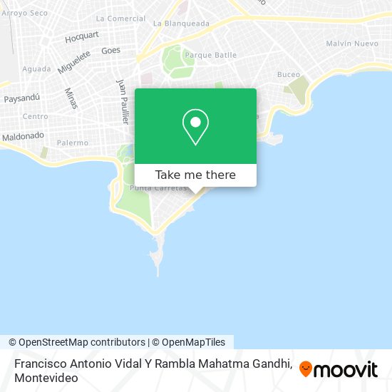 Francisco Antonio Vidal Y Rambla Mahatma Gandhi map