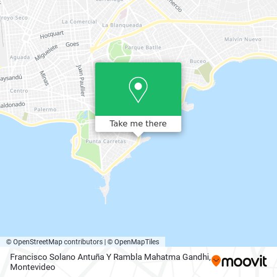 Francisco Solano Antuña Y Rambla Mahatma Gandhi map