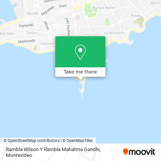 Rambla Wilson Y Rambla Mahatma Gandhi map