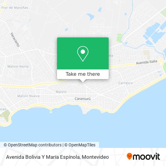 Mapa de Avenida Bolivia Y María Espínola