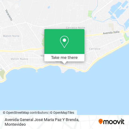 Avenida General José María Paz Y Brenda map