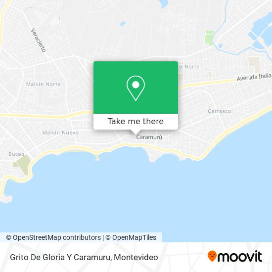 Mapa de Grito De Gloria Y Caramuru