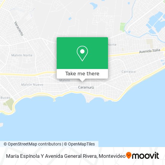 Mapa de María Espínola Y Avenida General Rivera
