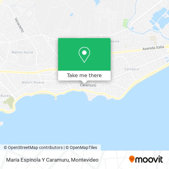 María Espínola Y Caramuru map
